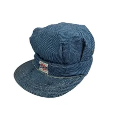 カーハート Carhartt 50's 50年代  エンジニアキャップ  ワークキャップ ハートタグ ウォバッシュ ヒッコリー Vintage ヴィンテージ 帽子 メンズ帽子 キャップ ブルー 101hat-130