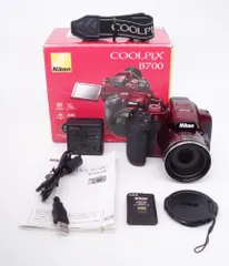 【動作確認済み】ニコン Nikon COOLPIX B700 レッド コンデジ COOLPIX ニコン Nikon B700 クールピクス レッド コンパクト
