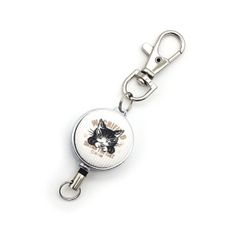 【新品】 デニムリールキーホルダー うでぐみ 942232 わちふぃーるど 猫のダヤン キャラクター キーリング キーホルダー レディースキーホルダー 猫 ねこ かわいい おしゃれ