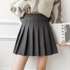 ☆ ダークグレー ☆ XLサイズ ☆ プリーツスカート ハイウエスト mmpskirt25a プリーツスカート ミニ レディース ミニスカート ミニスカ ショートスカート フレアスカート スカート レディーススカート プリーツ ショート丈 ミニ丈 フレア