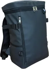 COPRO リュック メンズ バックパック 大容量 おしゃれ 軽量 バッグ 人気 はっ水加工 YKKファスナー製 通勤 通学 ビジネス 出張 旅行 登山 アウトドア 防災バッグ 多機能 PCリュック 社会人(ブラック,  コンパクトサイズ)