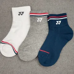 YONEX　ジュニアアンクルソックス3足組19222JY