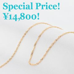 K18YG 60cm❗️カットケーブル✨スライドピン仕様 - メルカリ