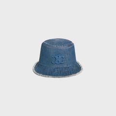 CELINE トリオンフ バケットハット 新作 直営店 CELINE】トリオンフ バケットハット / コットンギャバジン