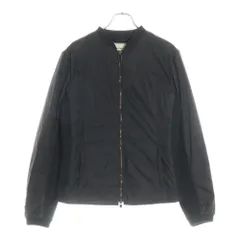 EMPORIO ARMANI (エンポリオアルマーニ) ナイロン ダブルジップ ジャケット ブラック ASB04FOのサムネイル