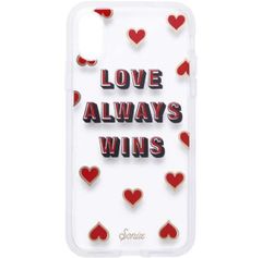 SONIX iPhoneXS/X クリアケース CLEAR COAT LOVE WINS 276-0141-0111