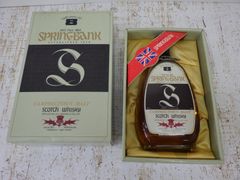 SPRING BANK スコッチウイスキー スプリングバンク 8年 白ラベル 古酒 未開栓
