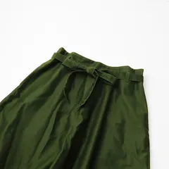 Steven Alan スティーブンアラン ベルト付きコットンフレアスカート M/グリーン 緑 ボトムス 綿 ロング カジュアル【2400013452052】のサムネイル