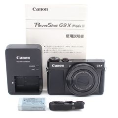 ■極上品■ CANON PowerShot G9X MarkII ブラック コンパクトデジタルカメラ キヤノン