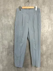 Spick & Span スピック＆スパン リネン混 リネンライクテーパードタックパンツ スラックス パンツ sizeM/水色 ■◆ レディース