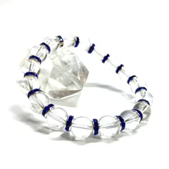 水晶 パワーストーン ブレスレット  8mm 4月 誕生石 （ダークブルー）メンズ・レディース　男性・女性　数珠ブレス　開運  [m]