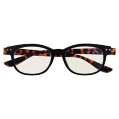 ☆ ブラック ☆ 度数+2.50 ☆ カラフルック バイオフォーカル シニアグラス 老眼鏡 COLORFULOOK カラフルック ブルーライトカット 遠近両用眼鏡 眼鏡 めがね メガネ リーディンググラス 度付き 男女兼用 おしゃれ オシャレ スタイリッシュ