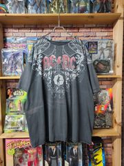 【US古着】AC/DC BLACK ICE Big Size T-shirt | エーシーディーシー ブラックアイス アルバム プリント ロックバンド バンT ビックサイズ 4XL