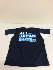 送料無料★YONEX ヨネックス★半袖Tシャツ　ソフトテニスウェア★Mサイズ★ネイビー#70307sat
