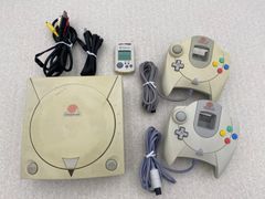 ドリームキャスト本体 HKT-3000　動作品　コントローラー２点のサムネイル
