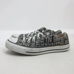 k■【26cm】コンバース/CONVERSE 1B764 グラフティ  ALL STAR ローカットスニーカー/黒/MENS■1【中古】