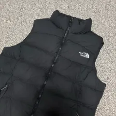 90s ビンテージ EMS ナイロングースダウンベスト ブラック 古着 80s Eddie Bauer コットン × ナイロン キルティング