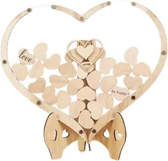 Maatsu ウェディングドロップス ゲスト 参加型 結婚証明書 ウェルカムスペース ウェルカムボード(ハート)