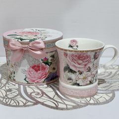 【ロイヤルアーデン】 ギフトボックス入り　マグカップ　小物入れ  花柄　箱　BOX　プレゼント