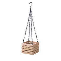 ハンギングボックス ナチュラル 3号鉢収納可能 POSH LIVING/41363