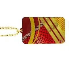 【中古】キーホルダー・マスコット(男性) 財木琢磨(大倶利伽羅) アクリルミラーキーホルダー(レッド) 「ミュージカル『刀剣乱舞』～三百年の子守唄～(2017)」 ガチャガチャ景品