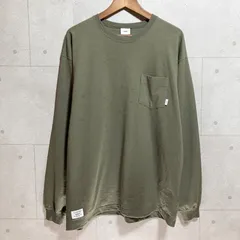 WTAPS ダブルタップス ポケット ロングスリーブ Tシャツ ロンT ポケT 長袖 トップス L カーキ メンズ SG316-7