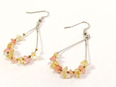 【年末SALE】天然石　ピアス　#E83