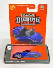 MATTEL MATCHBOX MOVING PARTS 2024 PORSCHE 718 SPYDER RS JBW72