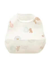 新品 [ジェラート ピケ] BABYドーナツベア柄お食事スタイ PBGG252446