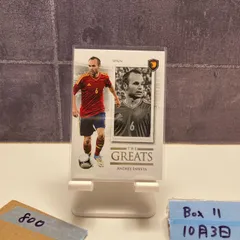 2025 Futera Unique Andres Iniesta Spain The Greats  カード