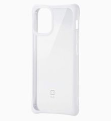 エレコム iPhone 12 mini ケース Qi充電対応 ハイブリッド Finch クリアホワイト PM-A20AHVHH1CRW