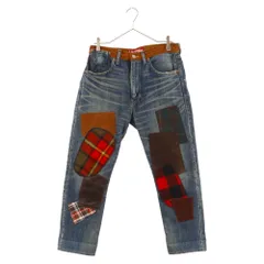 JUNYA WATANABE COMME des GARCONS (ジュンヤワタナベ コムデギャルソン) 11AW ×Levi's Denim Patch Work Pants パッチワークデニムパンツ インディゴ WH-P902のサムネイル