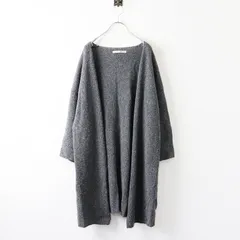 evam eva 今季！新品未使用！ウールポンチョ 　グレー evam eva エヴァムエヴァ モヘア リリーポンチョ e233k080-ma