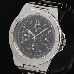 稼働品 セイコー ルキア クロノグラフ メンズ 腕時計 7T32-6K80 QZ 
