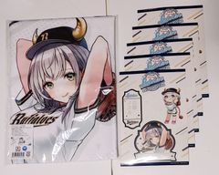 ホロライブ　白銀ノエル　×　オリックスバファローズ　タオル　シールタオル
