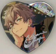 【中古】バッジ・ピンズ 大神晃牙 「あんさんぶるスターズ!! 宝石心晴 ハート型缶バッジ C」 中国限定