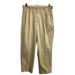Eddie Bauer チノパン W36 エディーバウアー タックパンツ ビッグサイズ ベージュ コットン メキシコ製 古着卸 アメリカ仕入 2405-1333