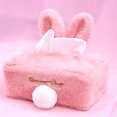 うさぎ   ふわふわ   長方形   ティッシュカバー   ティッシュケース