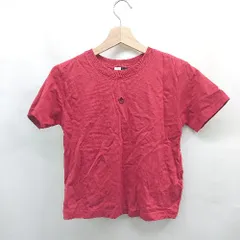 ◇ ⊂ PUBLUX パブラックス ×MARY QUANT 半袖 ワンポイント刺繍ロゴTシャツ サイズF レッド系 レディース E  【1507160023249】