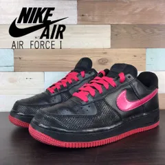 NIKE AIR FORCE 1 '07 ナイキ ウィメンズ エア フォース 1 07 ブラック ヴィヴィッドピンク 23.5cm U10810 315115-016