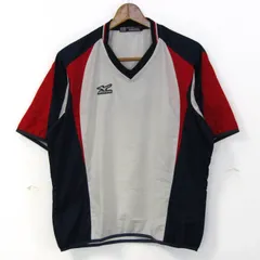 ミズノ 半袖Ｔシャツ 野球 スポーツウエア トップス 白 メンズ Lサイズ ホワイト×レッド×ネイビー Mizuno 【中古】