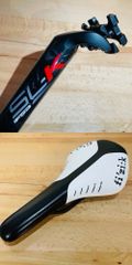 【セット販売】 FSA SL-K カーボン シートポスト CARBON φ 31.6mm / 350mm エフエスエー シートピラー 軽量 未カット ロード シクロ クロス 234g
