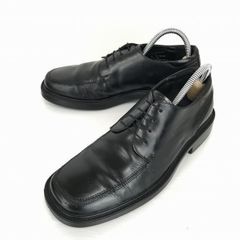 EMPORIO ARMANI イタリア製 モード レザーシューズ 黒 - メルカリ