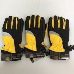 未使用品 3M Thinsulate HOT ACE PRO LIGHT WINTER GLOVES 防水防寒 サイズLL HA-328 イエロー×ブラック 3点おまとめ