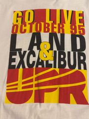 90s　シングルステッチ GO LIVE LAND & EXCALIBUR ヴィンテージ　ｔシャツ