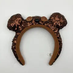 USJ ユニバーサルスタジオジャパン くまのティム スパンコール ブラウン クマ ミニオンズ ユニバ 被り物  SG293-37