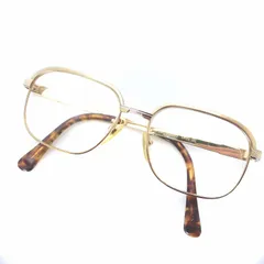 ランバン LANVIN めがね メガネ 眼鏡 ウェリントン 度あり ゴールドカラー 54□16 アイウェア ■GY18のサムネイル