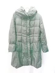 ■ Style Ravie スタイル・ラヴィー 中綿 裏地柄あり 長袖 ダウンコート サイズ１５ ブラック レディース E  【1404020009293】