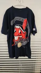 新品未使用 クリーブランド・インディアンス Tシャツ 超希少！未使用 クリーブランド インディアンス U.S.A. Tシャツ