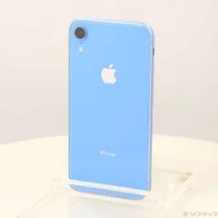 中古品〕 iPhoneXR 128GB ブルー MT0U2J／A SIMフリー【305
